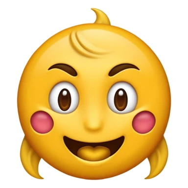 Un emoji qui se moque en tirant la langue avec plein de nœuds autour de la tête sticker