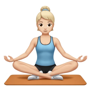 Mat pilates teaser sticker
