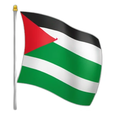 Drapeau Sénégal avec Palestine sticker