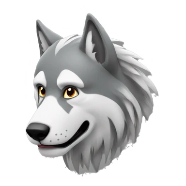 Lobo gris  sticker