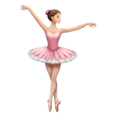 Icon for Ballet: a theater stage with silhouette of a ballerina in an elegant pose, surrounded by spotlight and stage lights. The icon should convey the grace and beauty of ballet, with focus on the dancer and the dramatic lighting. Transparent background. sticker