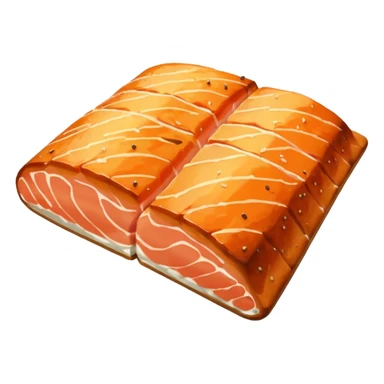 Salmone al forno sticker