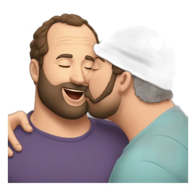 tom segura kissing bert kreischer sticker