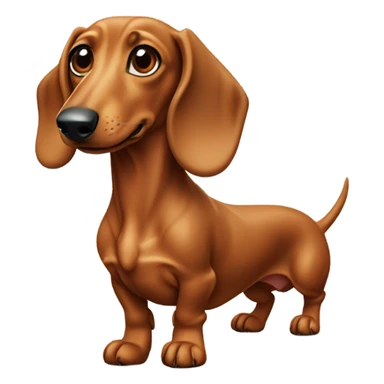 Weenie dog sticker