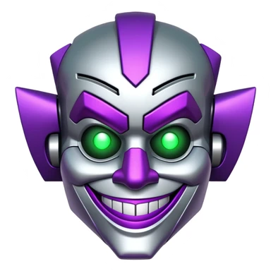 decepticon robot clown sticker