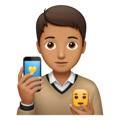 an icon of a person with a small chip next to him sticker