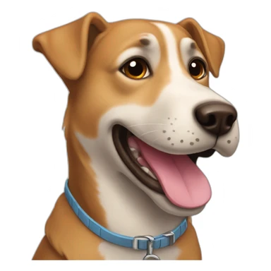 Perro ladrando  sticker