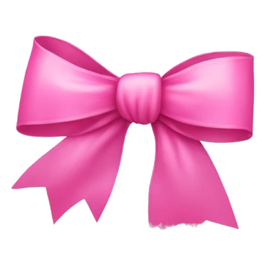 pink ribbon bow  sticker