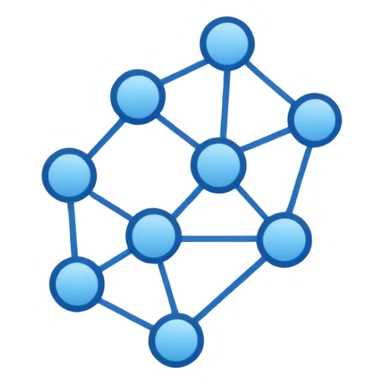 A small graph with 5 nodes sticker