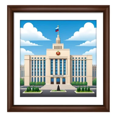 Ministry of Foreign Affairs of Russia headquarter sticker
