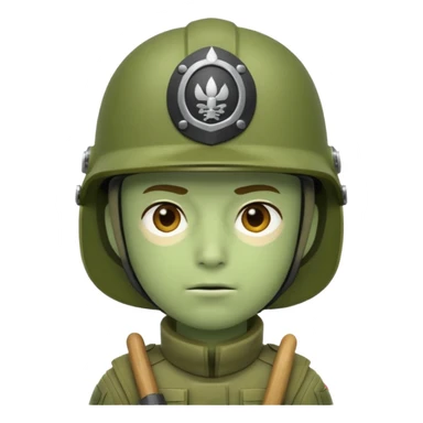 Soldier wasabi sticker