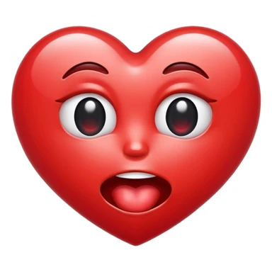 drooling heart eyes emoji sticker