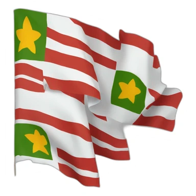drapeau guadeloupe le vrai pas le colonialiste sticker