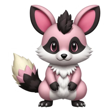 Teddiursa-Minccino-Obstagoon-fusion  sticker