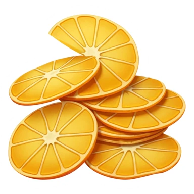 orange potato chips sticker