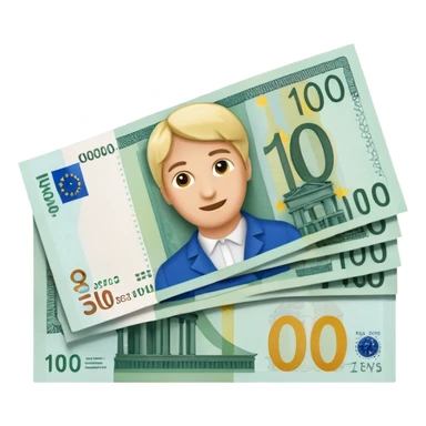 banconota 10 euro sticker