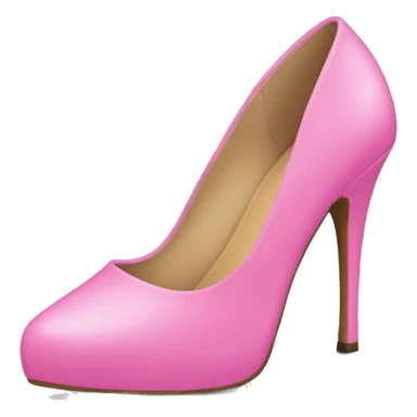 Pink 7 inch heels sticker
