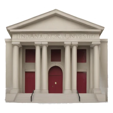 Indiana University Bloomington Logo sticker