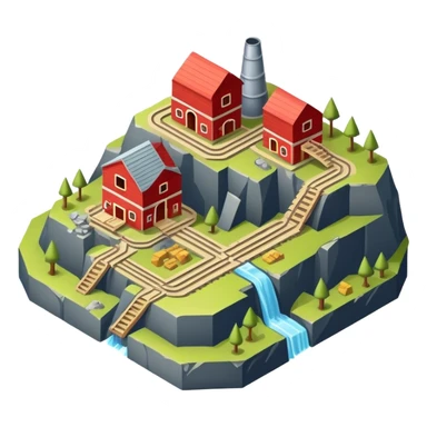 Isometric Mine  sticker