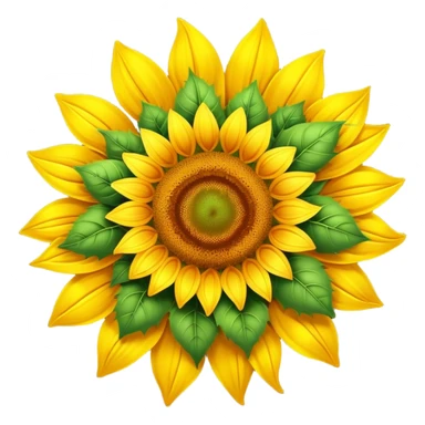 Constellation of stars in shape of sunflower  sticker