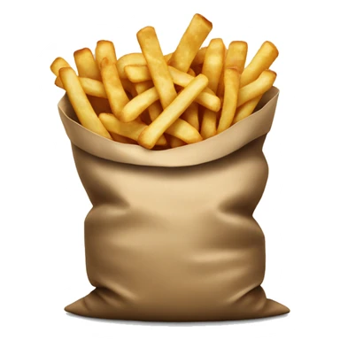 Sack of fast-food sticker