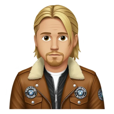 Crea un emoji di Jax teller sticker