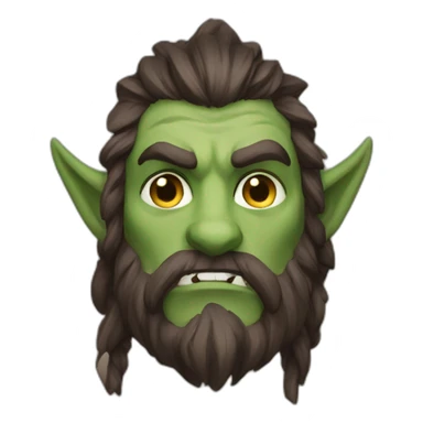 Firbolg barbarian sticker