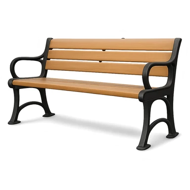 empty park bench sticker