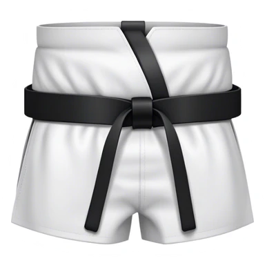 black karate belt sticker