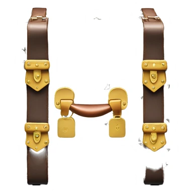 Black Luis Vuitton Trunk sticker