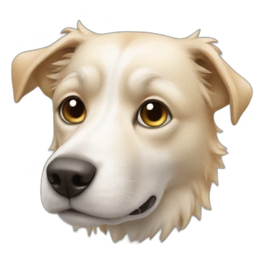 Un chien sur un chat sticker