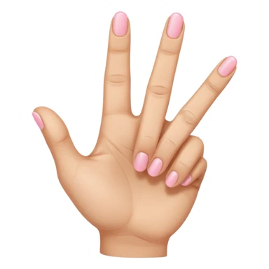 Like the middle finger flipping off emoji but with the pinky finger only (pinky finger flipping off) sticker