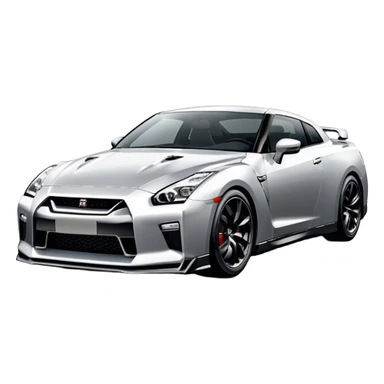 Nissan GT-R - Nissan (Model Year: 2022) (Iconic colour: Silver) sticker