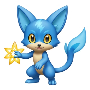 Shinx-Luxio-Dewott-fusion sticker