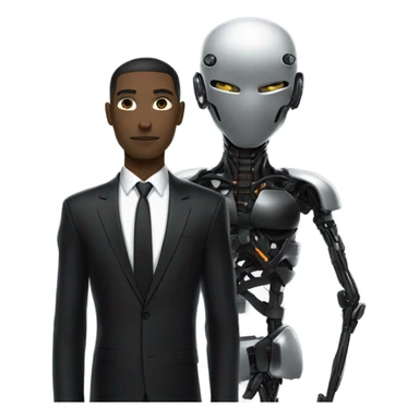 Arasaka corpo, black suit, rec and black cyborg sticker