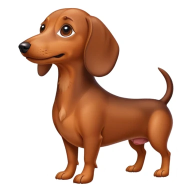 Weiner dog sticker