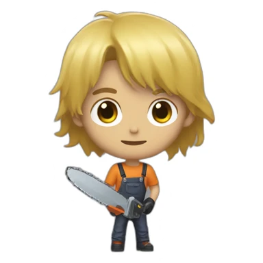 Pochita chainsaw man sticker