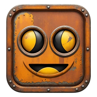 Create a Discord server icon that reads 'DUBS' based on the Rust video game. sticker