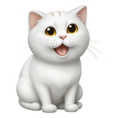 un chat qui boit du lait sticker