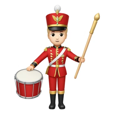 Toy Soldier drum parade sticker