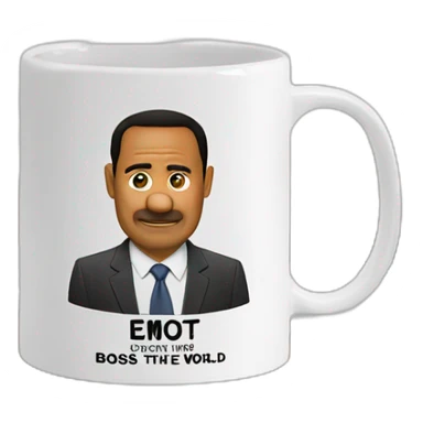 best boss in the world the office hbo mug sticker