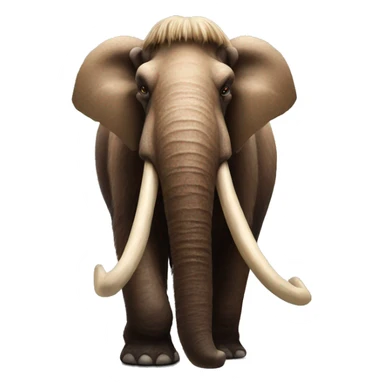 Hyper realistic mammoth  sticker