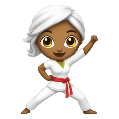 Capoeira mulher sticker