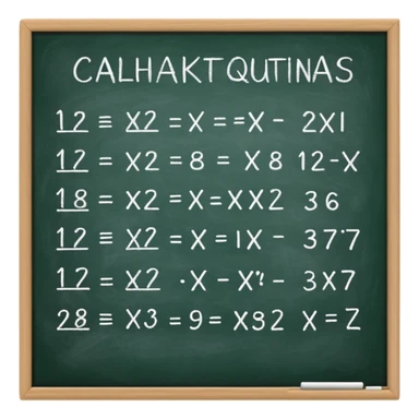 math formula on a chalkboard sticker