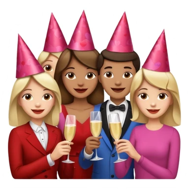 valentine brunch sticker