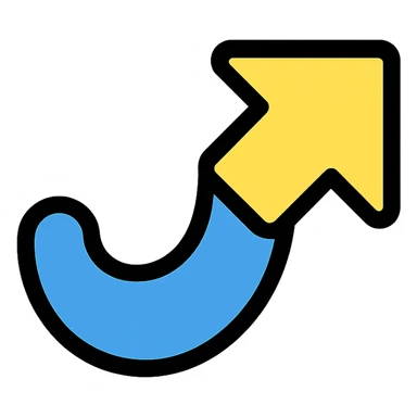 simple blue line icon sticker