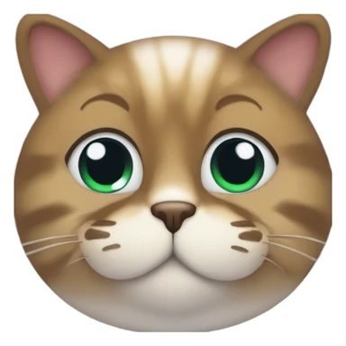 Chat Avec les cœurs dans les yeux sticker