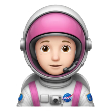  man Astronaut with Pink Visors sticker
