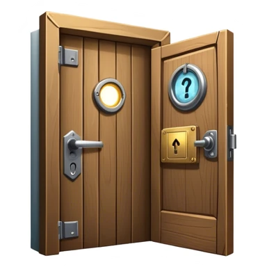 An icon representing an urban escape room adventure, with a locked door, mysterious clues, and a flashlight. Around the design, hidden symbols and a map guide the way through an indoor or city-based quest. A dynamic, immersive look, evoking thrill and the challenge sticker