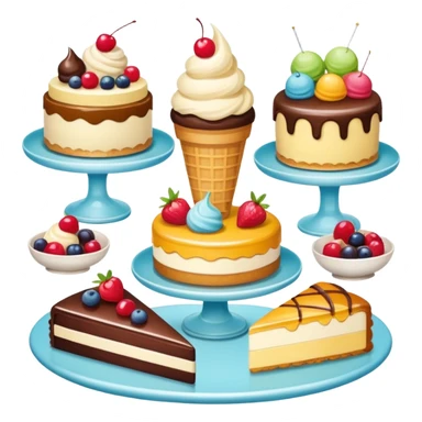 dessert menu sticker
